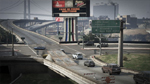Freeway ramp in GTA V.